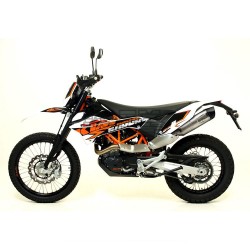 Silencieux LEOVINCE LV One KTM 690 SMC/ENDURO 2008-2016 (Coupelle Carbone)