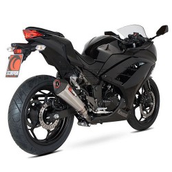 Silencieux SCORPION Serket conique Kawasaki NINJA 300 R et Z 300