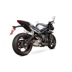 Silencieux SCORPION Serket conique Triumph STREET TRIPLE 765 S / R / RS 2017-2019