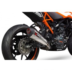 Silencieux SCORPION Serket conique Adapt.KTM 125 DUKE 2017-...