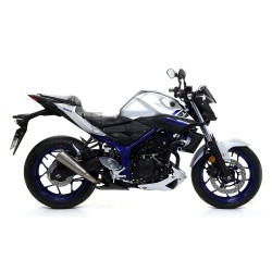 Silencieux ARROW Pro Race Adapt.Yamaha MT 03/R 3