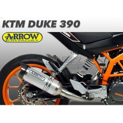 Silencieux ARROW Thunder KTM 125/390 DUKE (coupelle carbone)
