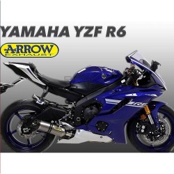 Ligne Complète ARROW Thunder Yamaha YZF 600 R6 2017-2021 (coupelle carbone)
