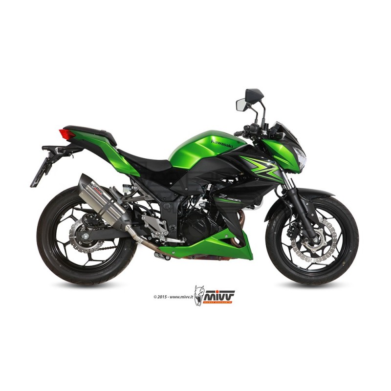 Silencieux MIVV SUONO Adapt.Kawasaki Z 300 2015-... Silencieux MIVV SUONO Adapt.Kawasaki Z 300 2015-...