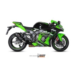 Silencieux MIVV SUONO Steel Black Adapt.Kawasaki ZX10R NINJA 2016-...