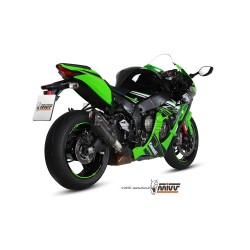 Silencieux MIVV SUONO Steel Black Adapt.Kawasaki ZX10R NINJA 2016-...