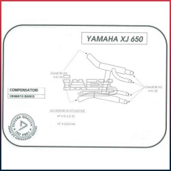 Boite à fumées pour Yamaha XJ 650 1980-1984