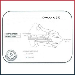 Boites à fumées pour Yamaha XJ 400 / 550