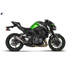 Silencieux TERMIGNONI Slip-On Kawasaki Z 900 / Z 900 RS 2017-... Flasque Alu noir