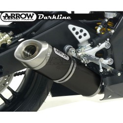 Ligne Complète ARROW Street Thunder Yamaha YZF 125 R 2008-2013 Av.Catalyseur