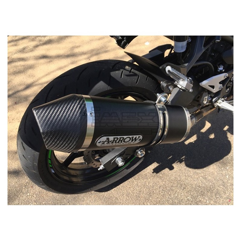 Silencieux ARROW Race Tech Kawasaki Z 400 2019-... Coupelle Carbone
