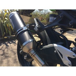 Silencieux ARROW Race Tech Kawasaki Z 400 2019-... Coupelle Carbone