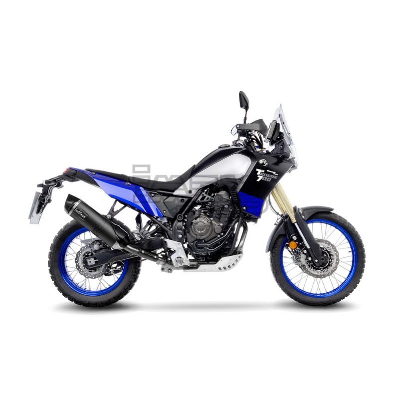 Silencieux LEOVINCE LV ONE Evo Black Edition Yamaha Ténéré 700 2019-... Coupelle Carbone