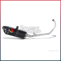 Ligne Complète AKRAPOVIC Racing Line Honda CBR 125 2011-2016 Coupelle Carbone