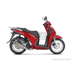 Ligne Complète AKRAPOVIC Racing Line Honda SH 125 SCOOPY I.E (avec ABS) 2013-2016