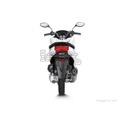 Ligne Complète AKRAPOVIC Racing Line Honda SH 125 SCOOPY I.E (avec ABS) 2013-2016