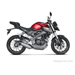 Ligne Complète AKRAPOVIC Racing Line Yamaha MT 125 2014-... Et YZF 125 R 2014-2016 Coupelle Carbone