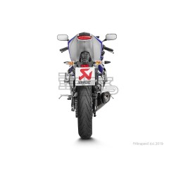 Ligne Complète AKRAPOVIC Racing Line Yamaha MT 125 2017-2019 et YZF 125 R 2017-2018 Coupelle Carbone