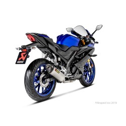 Ligne Complète AKRAPOVIC Racing Line Yamaha MT 125 2020-... Et YZF 125 R 2019-... Coupelle Carbone