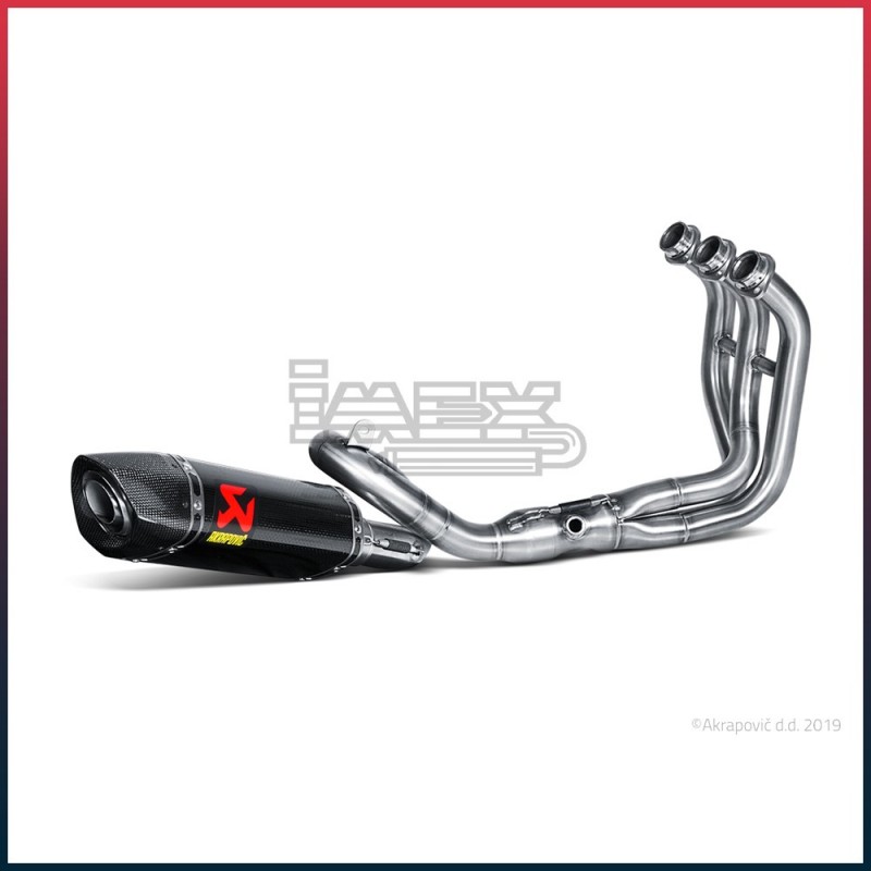 Ligne Complète AKRAPOVIC Racing Line Yamaha MT09 (847 cc) 2013-... Et XSR 900 2016-... Coupelle Carbone