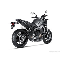 Ligne Complète AKRAPOVIC Racing Line Yamaha MT09 (847 cc) 2013-... Et XSR 900 2016-... Coupelle Carbone