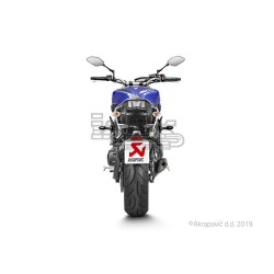 Ligne Complète AKRAPOVIC Racing Line Yamaha MT09 (847 cc) 2013-... Et XSR 900 2016-... Coupelle Carbone