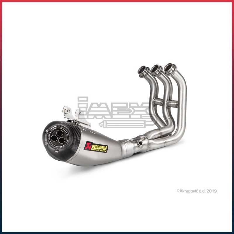 Ligne Complète AKRAPOVIC Racing Line Yamaha NIKEN 2019-... Coupelle Carbone