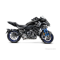 Ligne Complète AKRAPOVIC Racing Line Yamaha NIKEN 2019-... Coupelle Carbone