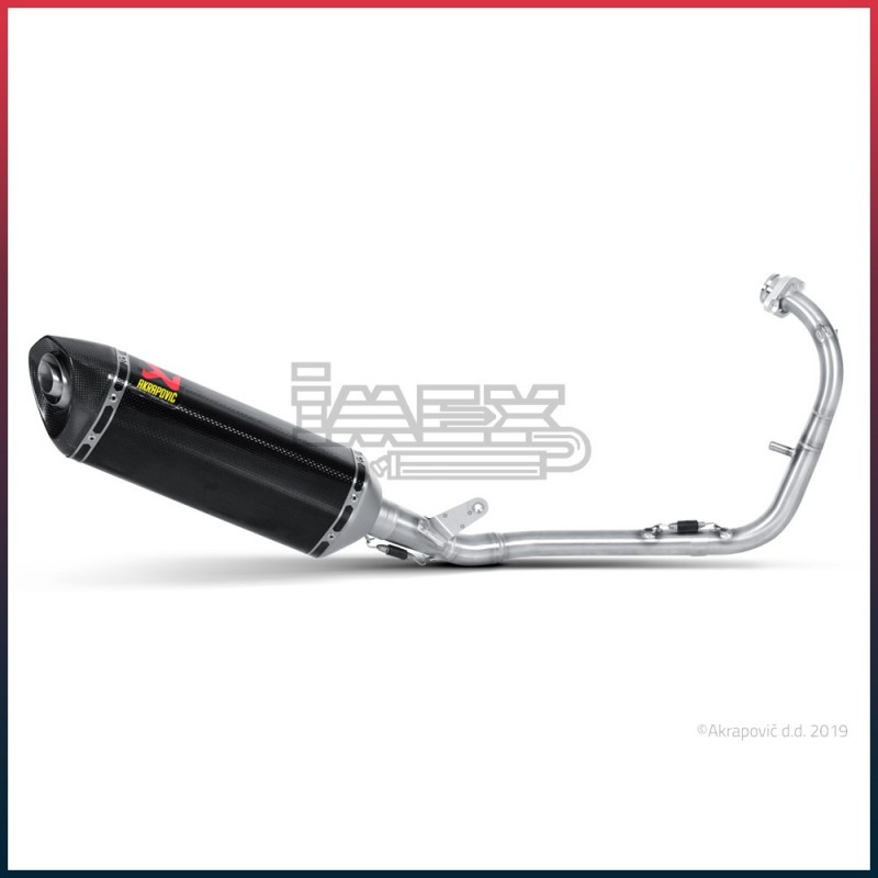 Ligne Complète AKRAPOVIC Racing Line Yamaha YZF 125 R 2008-2013 Coupelle Carbone