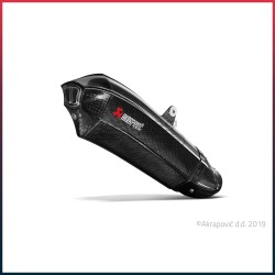 Silencieux AKRAPOVIC Evolution Line Kawasaki H2 NINJA 2015-2016 Coupelle Carbone