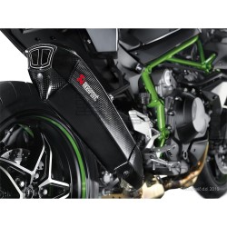 Silencieux AKRAPOVIC Evolution Line Kawasaki H2 NINJA 2015-2016 Coupelle Carbone