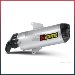 Silencieux AKRAPOVIC Slip-On Aprilia SRV 850 2012-... Et Gilera GP 800 2008-... Coupelle Carbone