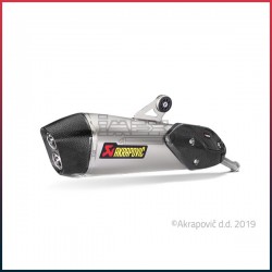 Silencieux AKRAPOVIC Slip-On BMW C 650 GT 2016-... Coupelle Carbone