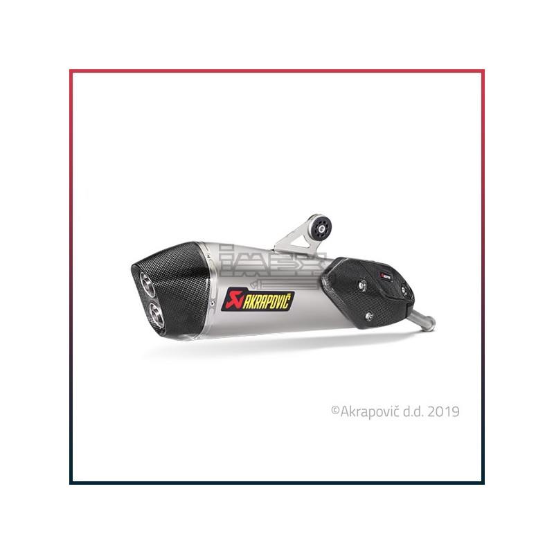 Silencieux AKRAPOVIC Slip-On BMW C 650 GT 2016-... Coupelle Carbone