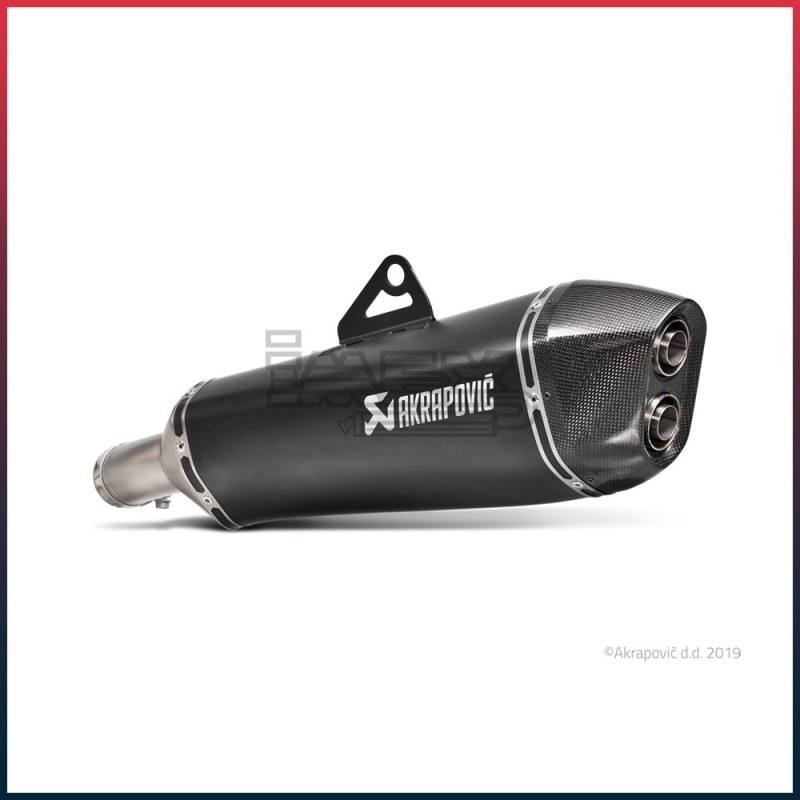 Silencieux AKRAPOVIC Slip-On BMW F 650/700/800 GS (800CC) Coupelle Carbone