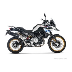 Silencieux AKRAPOVIC Slip-On BMW F 750 GS (850 cc) et F 850 GS / ADVENTURE 2018-... Coupelle Carbone