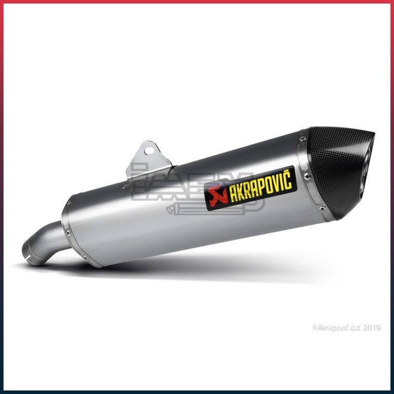 Silencieux AKRAPOVIC Slip-On BMW F 800 GT 2013-... Et F 800 R 2009-... Coupelle Carbone