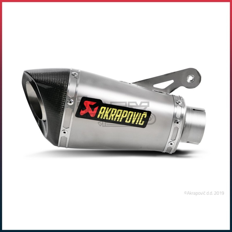 Silencieux AKRAPOVIC Slip-On BMW S1000 R 2014-2016 et S1000 RR 2010-2014 Coupelle Carbone