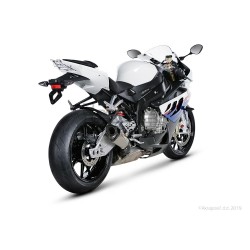 Silencieux AKRAPOVIC Slip-On BMW S1000 R 2014-2016 et S1000 RR 2010-2014 Coupelle Carbone