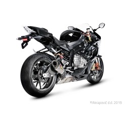 Silencieux AKRAPOVIC Slip-On BMW S1000 R 2014-2016 et S1000 RR 2010-2014 Coupelle Carbone