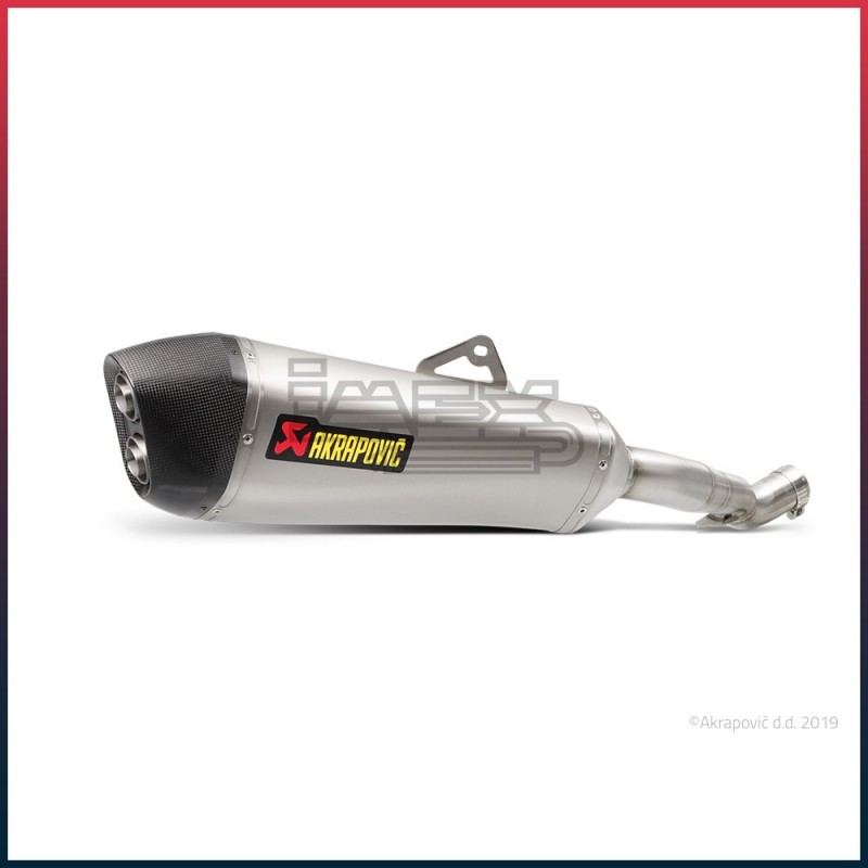 Silencieux AKRAPOVIC Slip-On Conique Honda CROSSTOURER 1200 2015-... Coupelle Carbone