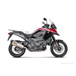 Silencieux AKRAPOVIC Slip-On Conique Honda CROSSTOURER 1200 2015-... Coupelle Carbone