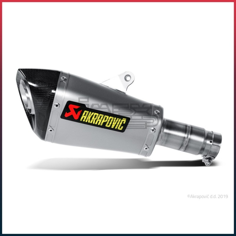 Silencieux AKRAPOVIC Slip-On Conique Yamaha YZF 600 R6 2010-... Coupelle Carbone