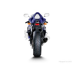 Silencieux AKRAPOVIC Slip-On Conique Yamaha YZF 600 R6 2010-... Coupelle Carbone