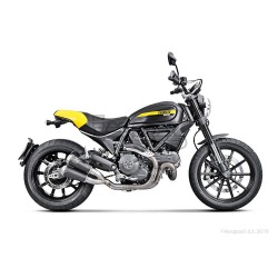 Silencieux AKRAPOVIC Slip-On Ducati MONSTER 797 2017-...