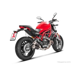 Silencieux AKRAPOVIC Slip-On Ducati MONSTER 797 2017-...
