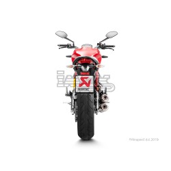 Silencieux AKRAPOVIC Slip-On Ducati MONSTER 797 2017-...