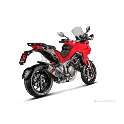 Silencieux AKRAPOVIC Slip-On Ducati MULTISTRADA 1200 / 1200 S / 1260 / 1260 S / PIKES PEAK  Coupelle Titane