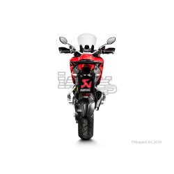 Silencieux AKRAPOVIC Slip-On Ducati MULTISTRADA 1200 / 1200 S / 1260 / 1260 S / PIKES PEAK  Coupelle Titane