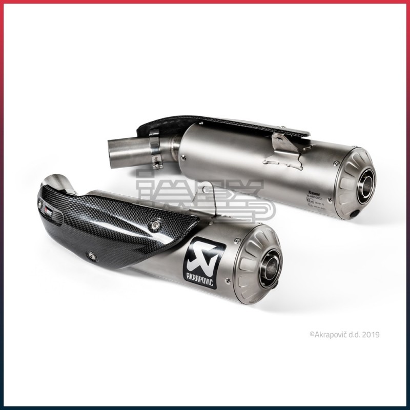 Silencieux AKRAPOVIC Slip-On Ducati SCRAMBLER 1100 2018-...